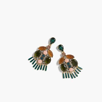 J.Crew Dragonfly crystal earrings