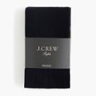 J.Crew Ribbed tights in black