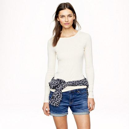 J.Crew Perfect-fit long-sleeve T-shirt