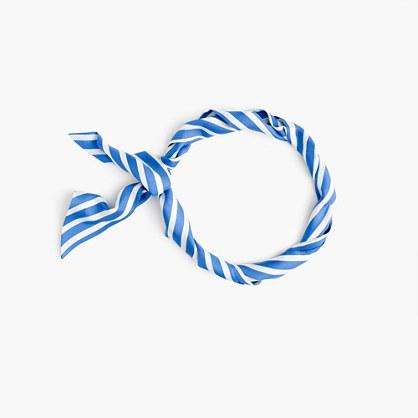 J.Crew Skinny striped silk scarf