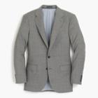 J.Crew Ludlow wide-lapel suit jacket in grey Italian worsted wool