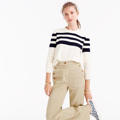 J.Crew J.Crew for NET-A-PORTER® striped crewneck sweater