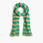 J.Crew Ribbed striped cashmere scarf