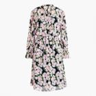 J.Crew Drapey tie-front dress in French floral