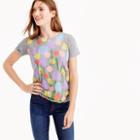 J.Crew Michael De Feo&trade; for J.Crew painted tulips T-shirt