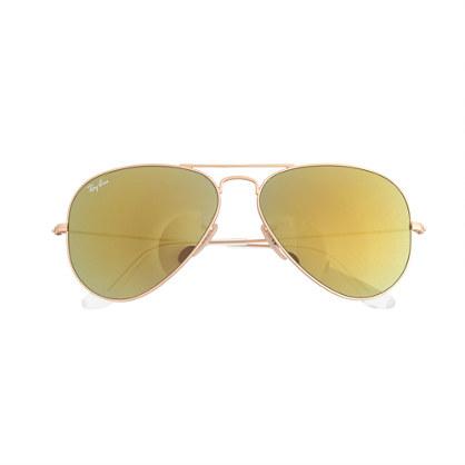 J.Crew Ray-Ban&reg; aviator sunglasses with mirror lenses