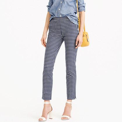 J.Crew TallMartie pant in windowpane