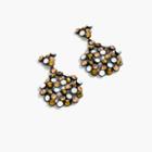 J.Crew Crystal cluster earrings