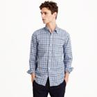 J.Crew Slim overdyed oxford shirt in check