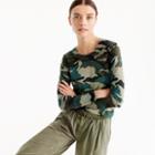 J.Crew Tippi sweater in camouflage
