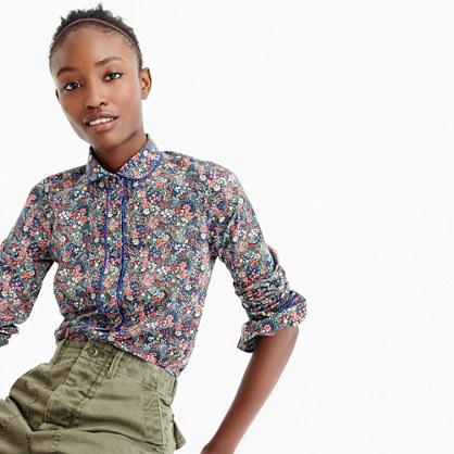 J.Crew Club collar perfect shirt in Liberty® elderberry floral