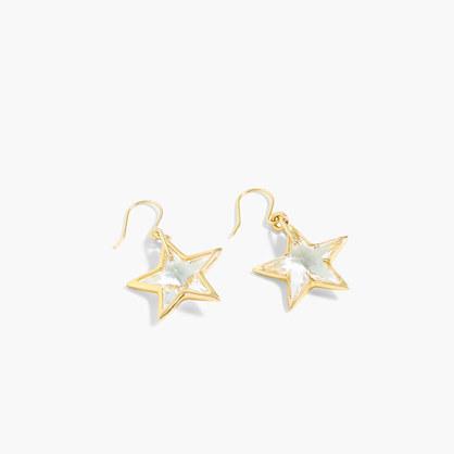 J.Crew Star drop earrings