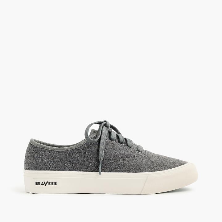J.Crew SeaVees for J.Crew Legend sneakers in flannel