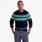 J.Crew Brushed wool Fair Isle sweater