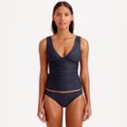 J.Crew Ruched tankini top