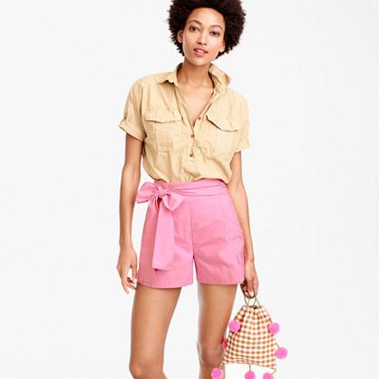 J.Crew Tie-waist short