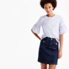 J.Crew Button-back bell-sleeve top