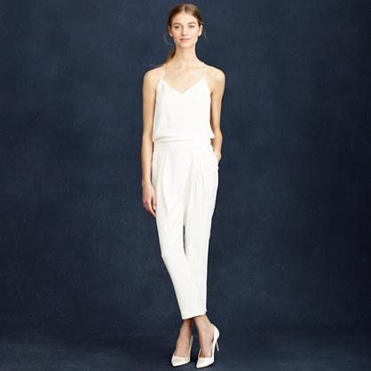 J.Crew Crepe de chine jumpsuit
