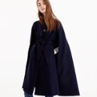 J.Crew Collection Italian wool cape coat