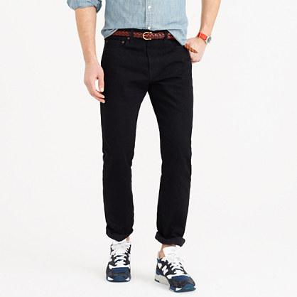 J.Crew 1040 athletic jean in Barnet black wash
