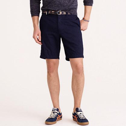 J.Crew 9" Stanton short in Japanese indigo twill