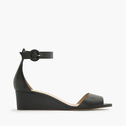 J.Crew Leather Laila wedges