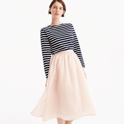 J.Crew Silk organza skirt