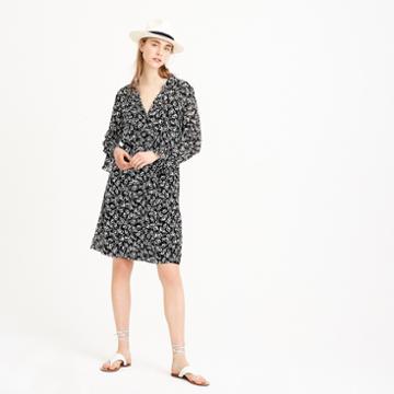 J.Crew J.Crew Mercantile drapey tie-front dress in blossom print