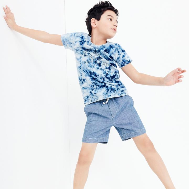 J.Crew Boys' dock short in chambray