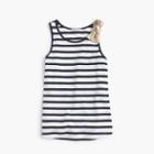 J.Crew Girls' striped tank top with bow