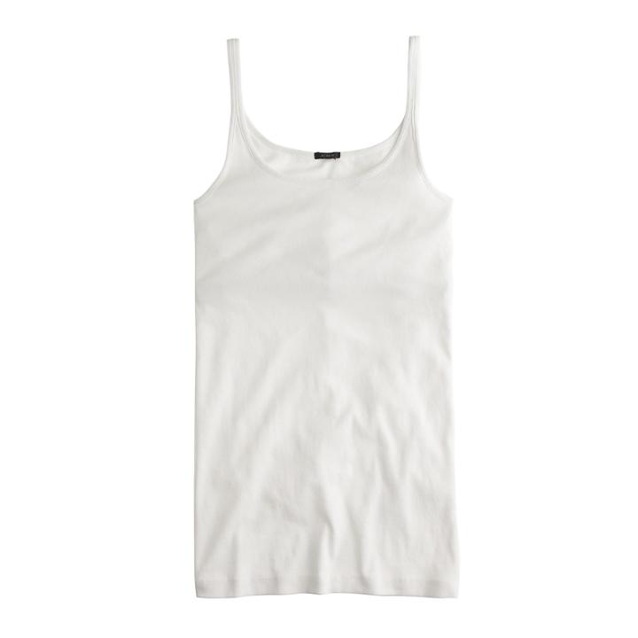 J.Crew Slim perfect tank top with built-in bra