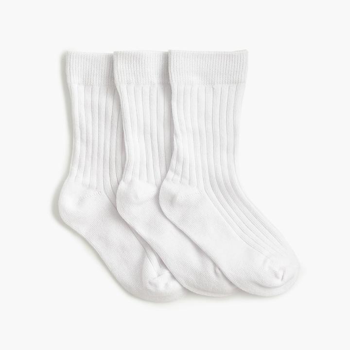 J.Crew Kids' everyday socks three-pack