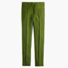 J.Crew French girl slim crop pant in linen