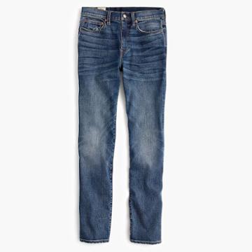 J.Crew 770 Straight-fit stretch jean in light worn wash