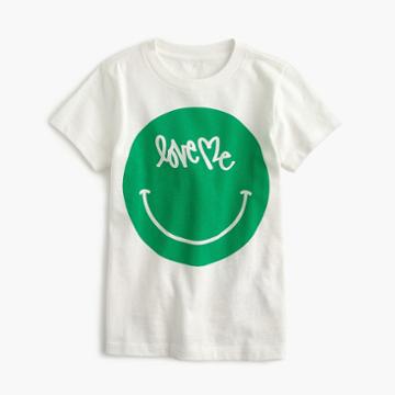 J.Crew Boys' crewcuts x Curtis Kulig love me emoji T-shirt