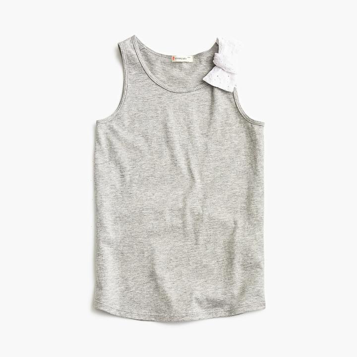 J.Crew Girls' bow tank top