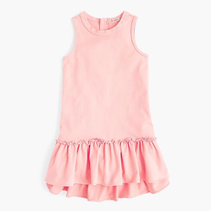 J.Crew Girls' ruffle-hem dress