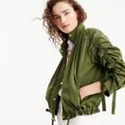 J.Crew Ruched-sleeve field jacket