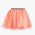 J.Crew Girls' tulle skirt with sparkly waistband