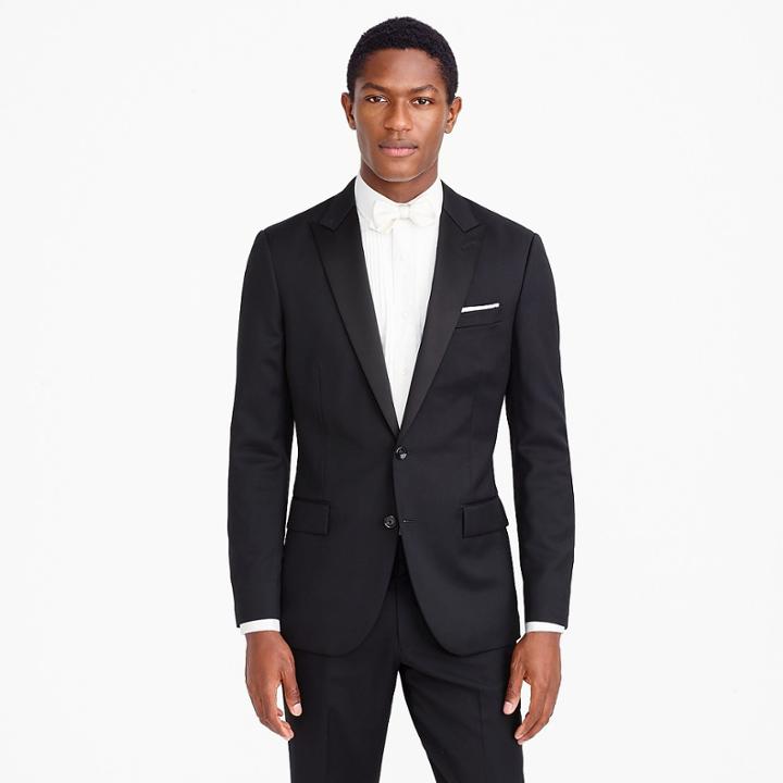 J.Crew Ludlow Slim-fit tuxedo jacket in Italian wool