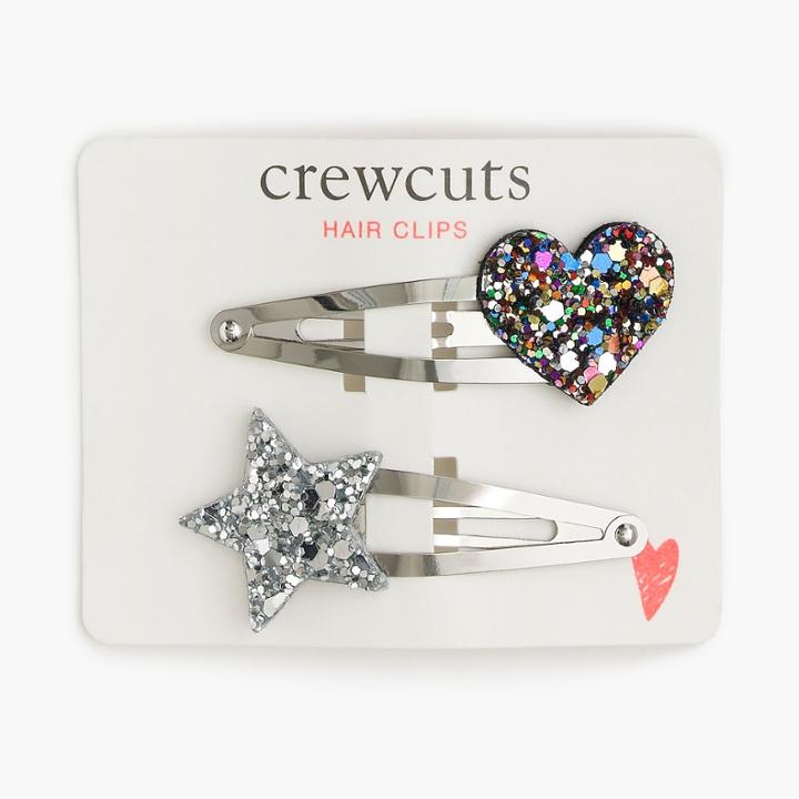 J.Crew Girls' celestial hair clips