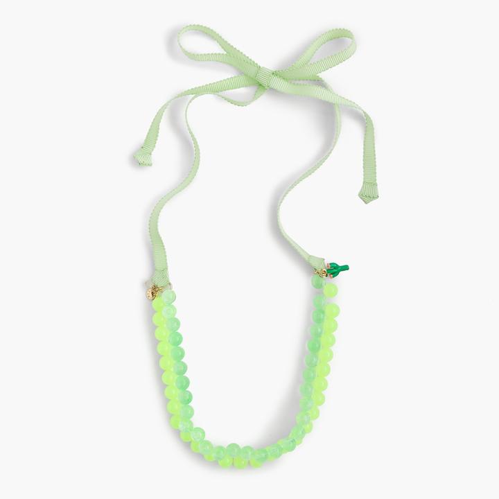 J.Crew Girls' gumball charm necklace