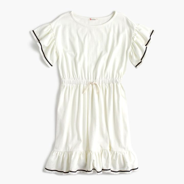 J.Crew Girls' flutter-sleeve dress