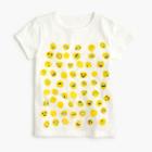 J.Crew Girls' emoji polka-dot T-shirt