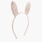 J.Crew Girls' glitter bunny ear headband