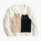 J.Crew Girls' kitty friends popover sweater