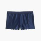 J.Crew Girls' scalloped swim short