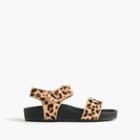 J.Crew Girls' leopard slide sandals