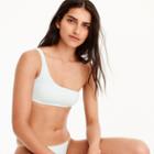 J.Crew Reversible one-shoulder bikini top