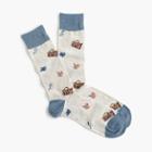 J.Crew Vacation print socks